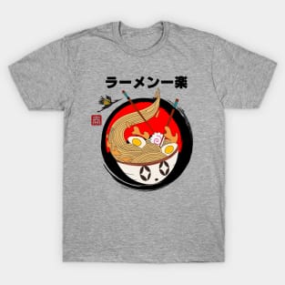 Ichiraku Ramen Japanese Food Ramen Noodles in A Ramen Bowl T-Shirt